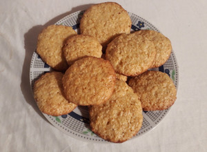 Una foto de Galletitas de avena, coco y miel