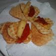 Waffles de jengibre y queso