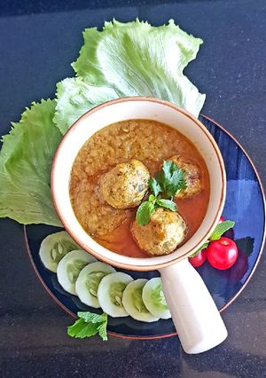 A picture of Mutton Kofta Curry.