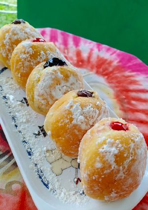 Foto resep Donat telo(ubi jalar) 1X proofing