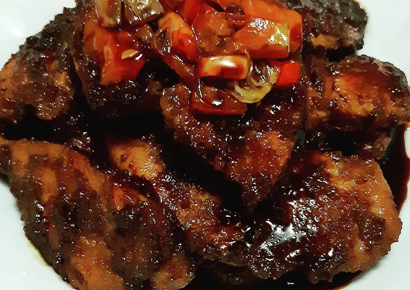 Sate maranggi ayam madu (tanpa tusuk sate)