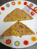 Master Chef Style Corn Cheese Paratha