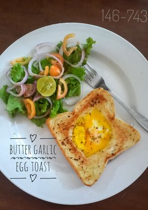 Foto resep Butter Garlic Egg Toast