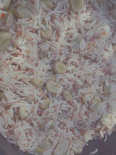 صورة لوصفة رز وفول