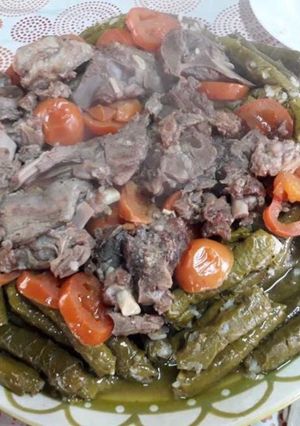 صورة لوصفة محشي ورق عنب