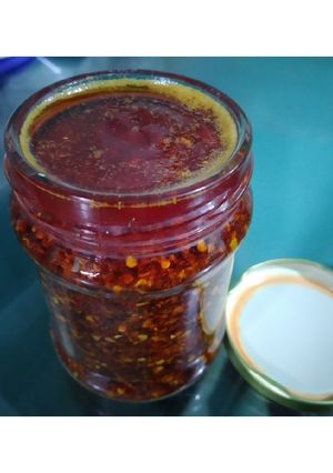 Foto resep Chili Oil Extra Pedas Untuk Dimsum Siomay / Bakso Goreng