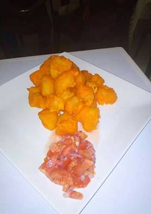 A picture of Viazi karai.