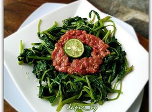 Foto resep Brambang Asem Kangkung (Plecing Kangkung Jawa)