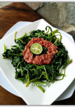 Foto resep Brambang Asem Kangkung (Plecing Kangkung Jawa)