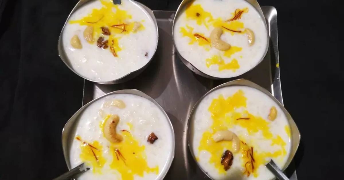Saffron Dry fruits kheer Recipe by Bhumika Parmar Cookpad