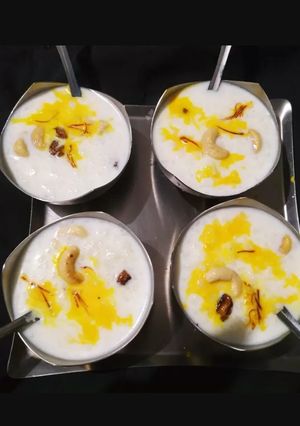 A picture of Saffron Dry fruits kheer.