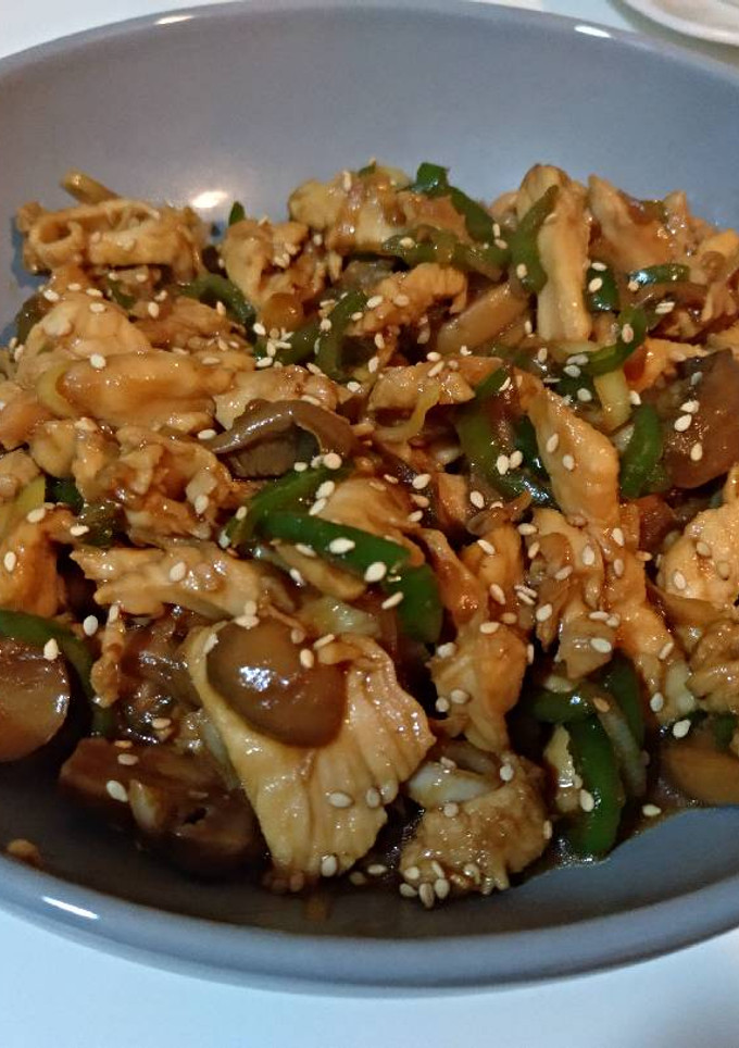 Una foto de Fajitas de Chop suey de pollo