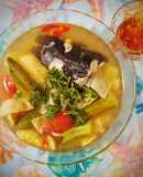 Canh chua nấu đầu cá