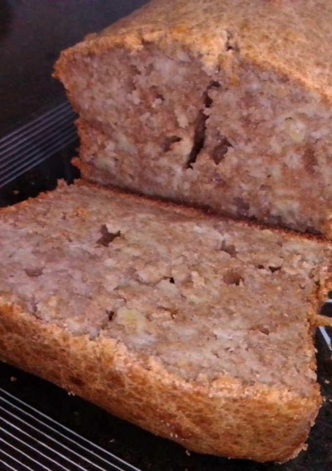 Una foto de Budín integral de manzana sin azúcar