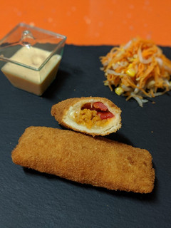 Una foto de Flamenquines de pan de molde