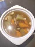 Green Turnips and Carrot Soup