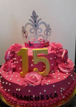 Una foto de Torta 15 años