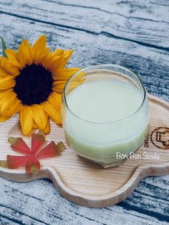 Hình của món Sữa Hạt Sen Lá Dứa.