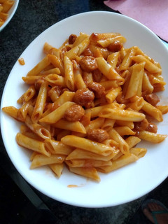 Una foto de Macarrones con longaniza