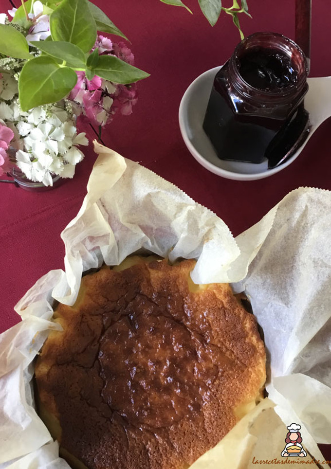 Una foto de Tarta de queso La Viña, la favorita de mi hijo