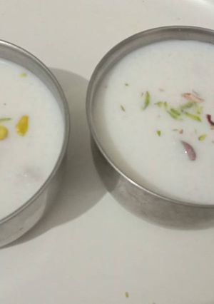 A picture of Semolina kheer.