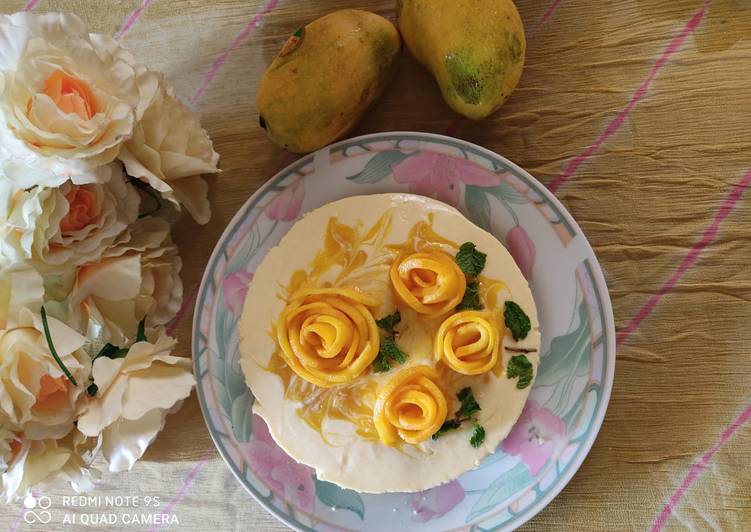 Simple Way to Prepare Super Quick Homemade Mango cheese cake