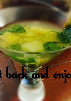 A picture of Pineapple refresher!.