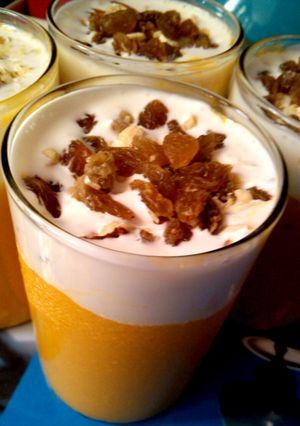A picture of Cool n Refreshing Mango Cream' Pudding 😛.