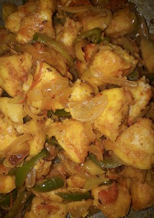 A picture of Tempering Semolina idli.