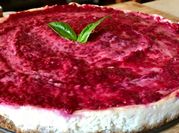 Una foto de base de galleta para cheesecake