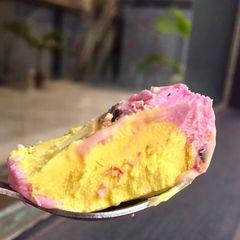 A picture of Homemade ice cream.