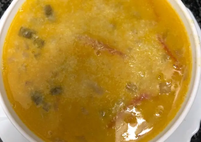 Pasos sencillos para Hacer  326. Sopa de coco y judías pintas 🇹🇿 (principal legumbres)