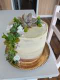 Drip cake de vainilla y chocolate