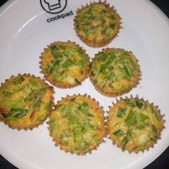 A picture of Chicken veg muffins.