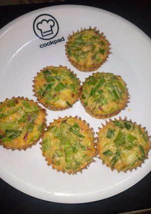 A picture of Chicken veg muffins.