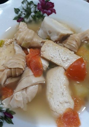 Foto resep Sup serba tahu