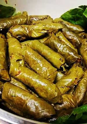 صورة لوصفة ورق عنب وما ادراك جميل جداً