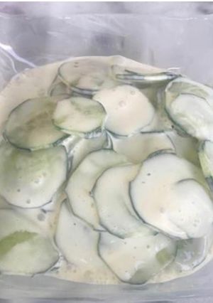 Une photo de Concombre à la crème à ma façon