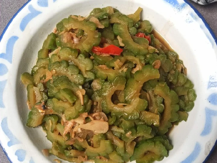 Cara Mudah Membuat Resep Tumis Paria/Pare Rebon yang Lezat Sekali Anti Ribet, Bisa Manjain Lidah