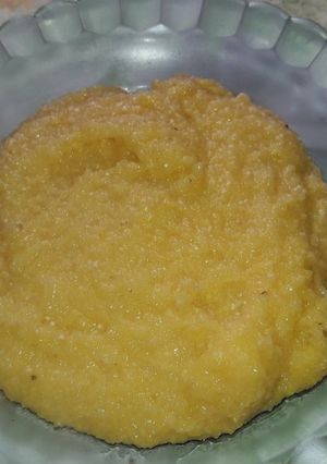 Una foto de Polenta diferente (sémola)