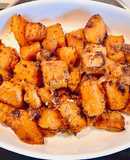 Calabaza asada con miel y zaatar