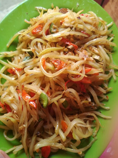 Foto resep Oseng pepaya muda + pete