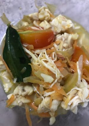 Foto resep MpASI 12bln+ Tumis ayam tempe wortel simple