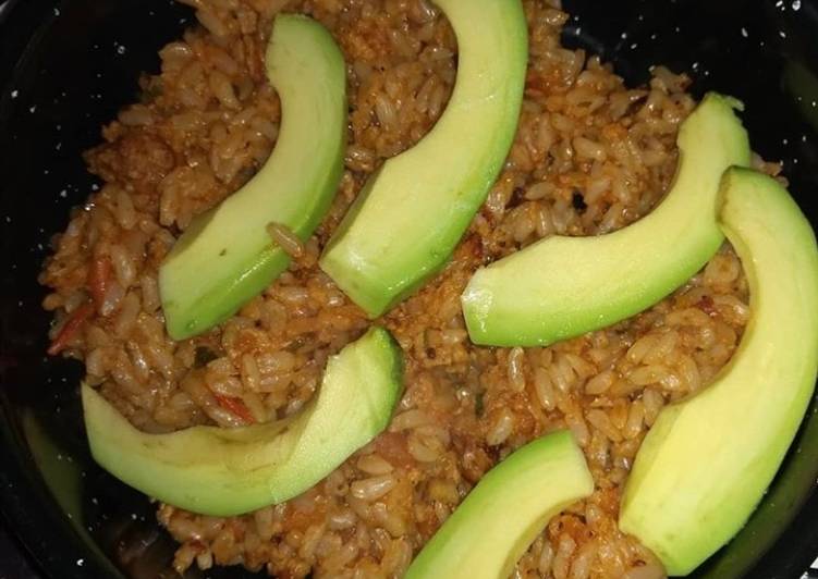 Arroz con aguacate 🥑🥘