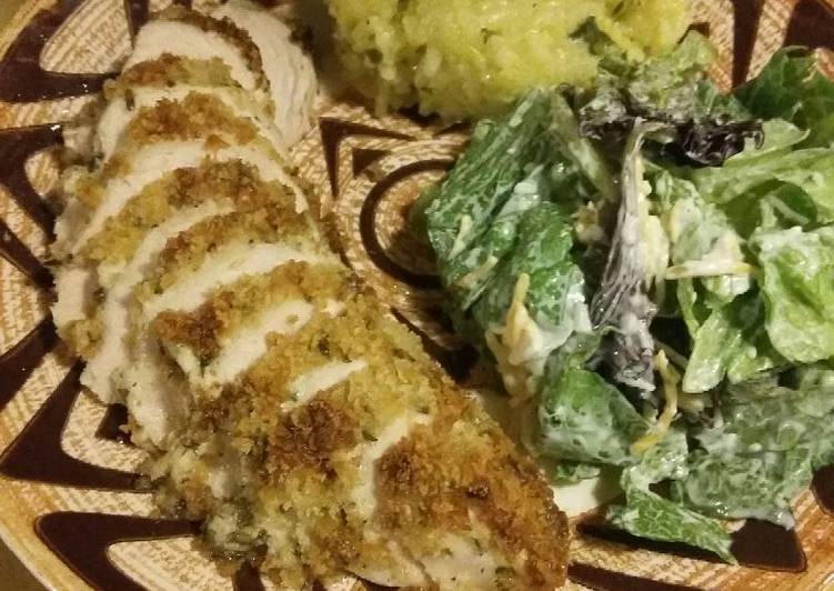 Step-by-Step Guide to Cook Super Quick Easy Parmesan Crusted Chicken for 2