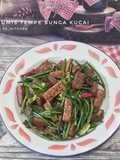 Tumis Tempe Bunga Kucai