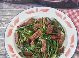 Foto resep Tumis Tempe Bunga Kucai