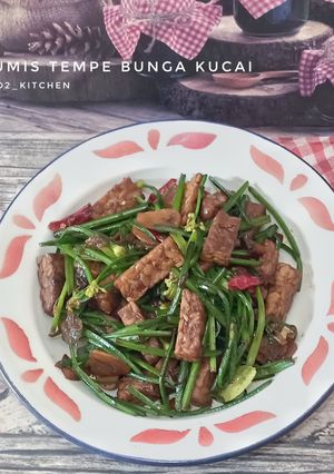 Foto resep Tumis Tempe Bunga Kucai
