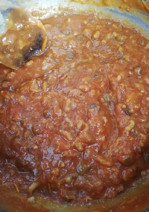 Una foto de Salsa boloñesa sin carne