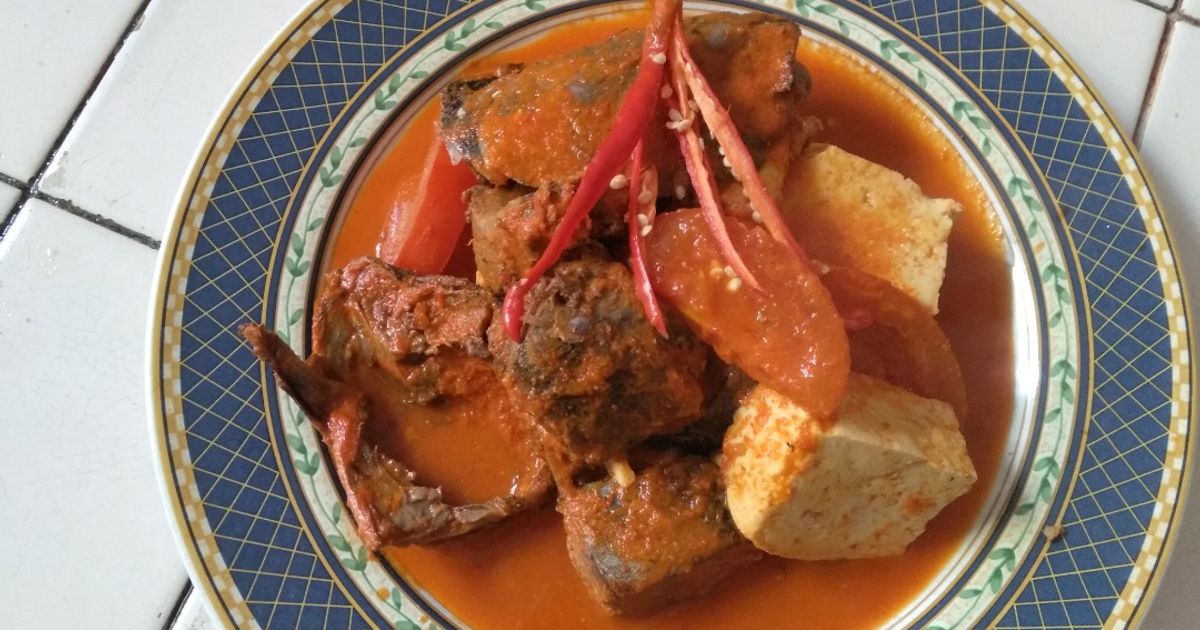 Asam Padeh ikan dan tahu,masakan padang